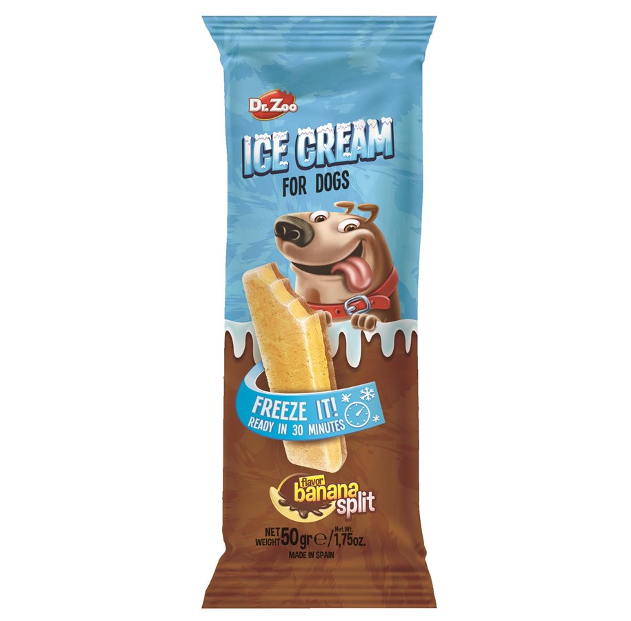 Dr. Zoo koiran jÄÄtelÖ banana split 50g | säästötalo latvala